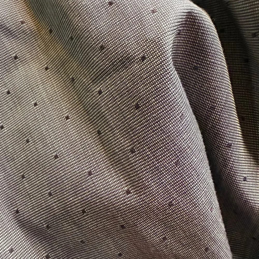 Banana Republic Non-Iron Slim Fit Dress Shirt, Gray Micro Dot, Men's Large
